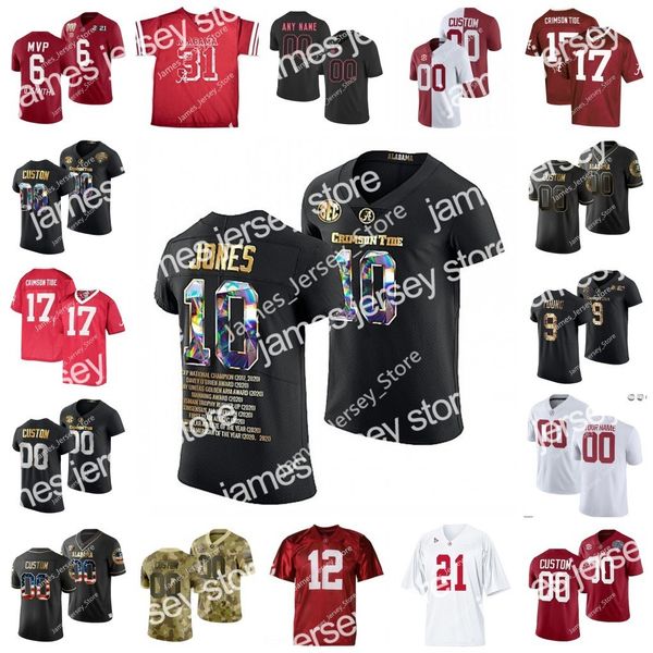 

james ncaa mens alabama crimson tide football stitched jersey rashaan evans 9 xavier williams 32 c.j. mosley landon collins 6 haha clinton-d, Black