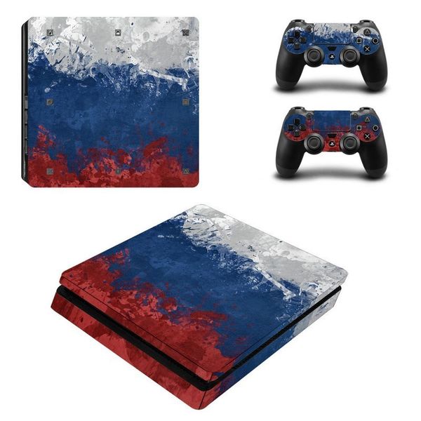 Adesivo para PS4 Slim Skin Cover Protector Vinyl Console Kinect e 2 Controller Wholesale Drop 220716