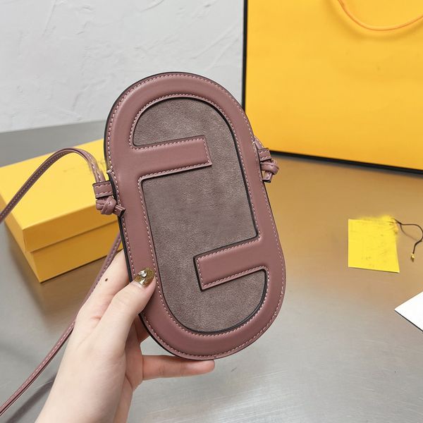 

mobile pouch cross body bag shoulder bags plain letter thread genuine leather excellent quality open design casual soft stylish peekaboo min