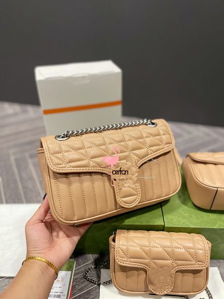 

designer brand bags wavy quilted leather fashion handbags women's wallets sliding chain shoulder bags crossbody bags