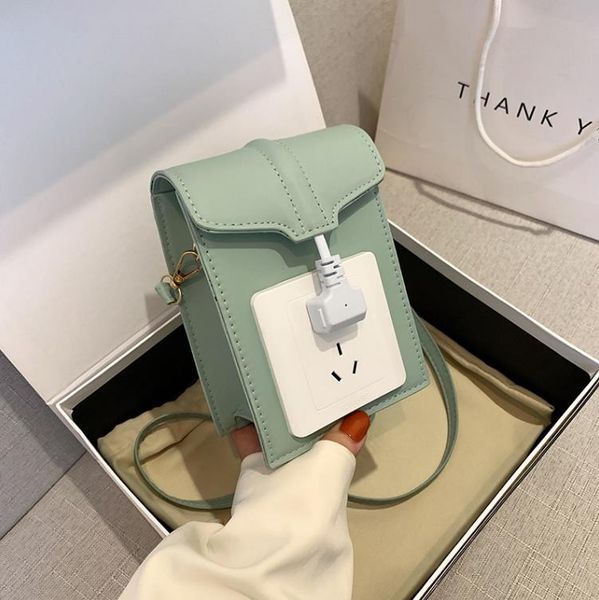 

spring retro contrast color women's bag socket one shoulder messenger bag