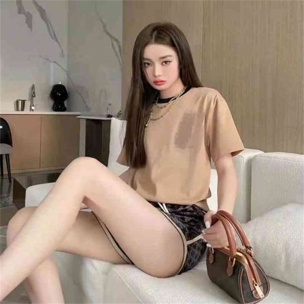 

66% off new casual sports suit women's two-piece summer t-shirt loose shorts, Gray
