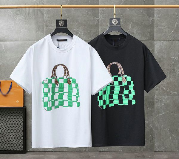 

summer mens t-shirt 2023 casual womens loose tees with letters print short sleeves sell fashion men tshirts size59, White;black