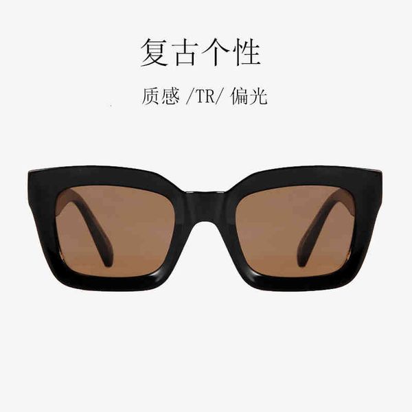 

sunglasses outer diagonal square uv protection cycling sports men's and women's tr polarized ovkn, White;black