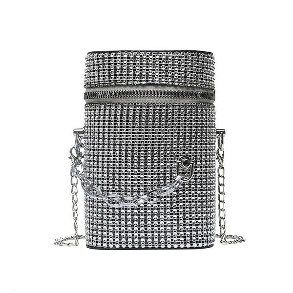 

2 colours new designer women bag diamond beaded handbag genuine leather fashion