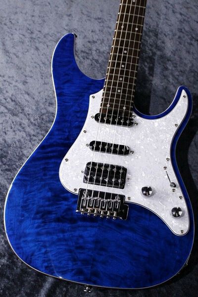 

grassroots g-sn-ctm stblu #ggakq electric guitar
