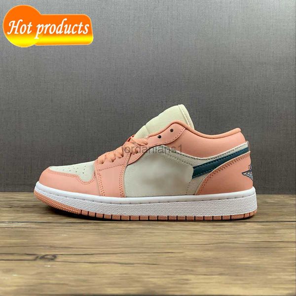 

basketball shoes wmns jumpman s low light matter root light madder root/dark teal green colorway leather trainers size 36-46..11, Black