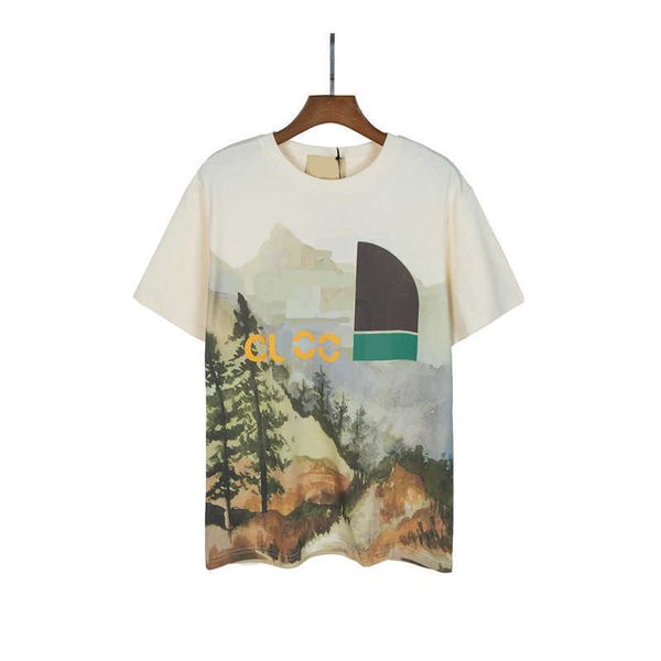 22sss New Mens T-shirt Stylist G Coupa de casas de marca co-brand Tee Cousel