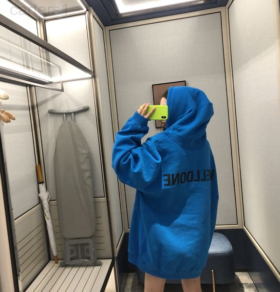 

women's t-shirt designer we11 letter done hoodie couple sweater fashion loose plush casual pullover fashion eu93, White