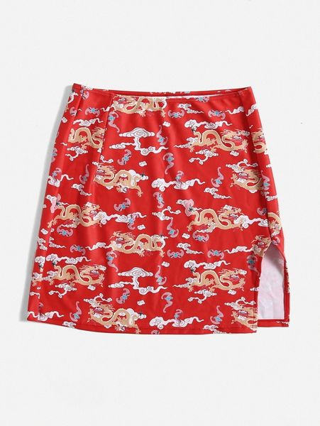 

graphic print cover up t1xi#, White;black