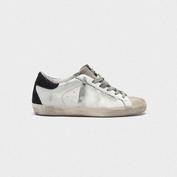 

italy golden star sneakers sandal super star sneaker casual white classic man women do-old dirty balck pink gold starshoe deluxe brand desig, Black