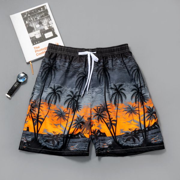 

men's swimwear turtle starfish surfboard shorts summer outdoor sports beach shorts big short quick dry hawaiian style 02