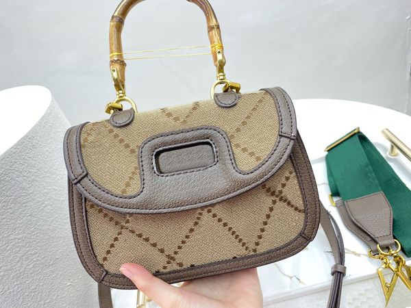 

women totes bamboo 1947 mini shoulder bags cowskin genuine leather