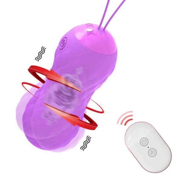 NXY Vibratori Telecomando senza fili Vibrante Love Egg G-Spot Simulator Palla vaginale Plug anale Vibratore Masturbatore Giocattoli sessuali per donne Adulti 0407