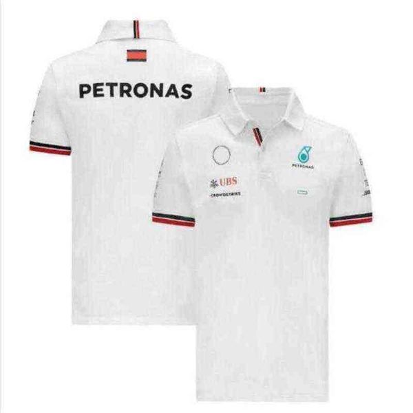 

men's petronas designer luxury t shirts mercedes amg f1 formula one racing polos women casual short sleeve t-shirts benz polo lewis 7hk, White;black
