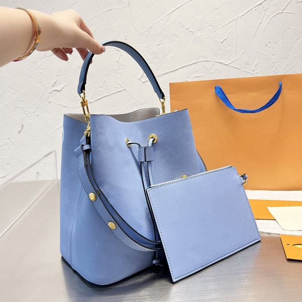 

luxurys handbags designer bags classic tote bag drawstring brand shoulder bucket bag adjustable long strap