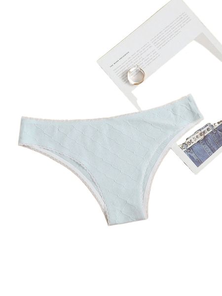 

plain cotton panty 57tu#, Black;red