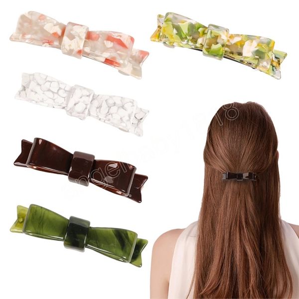 

fashion women hair clip simplicity elegant acetate barrettes girls spring hairclip hair accessories korean hair clips, Slivery;white