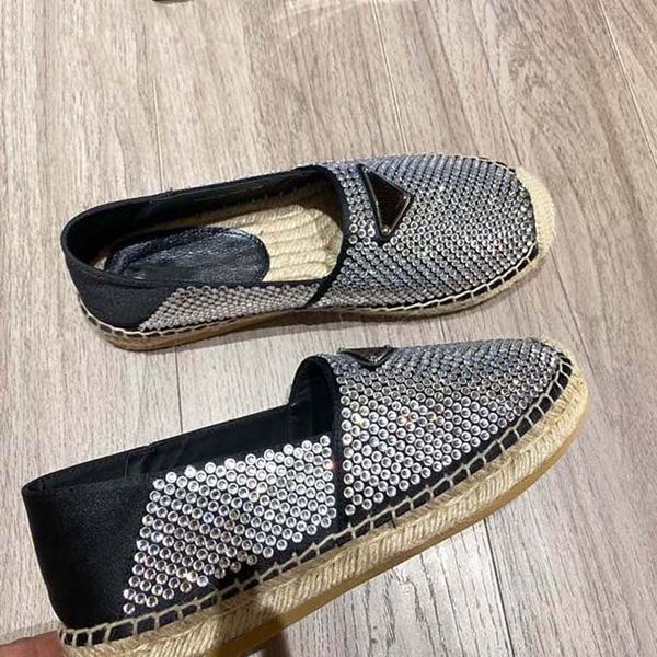 

loafers casual shoe woman designers sneakers fisherman canvas fashion, Black