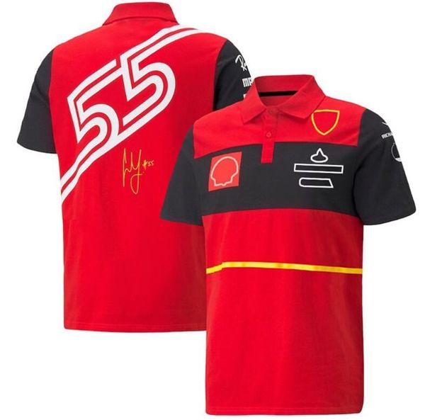 

2022 new summer f1 racing round neck shirt short sleeves, the same custom