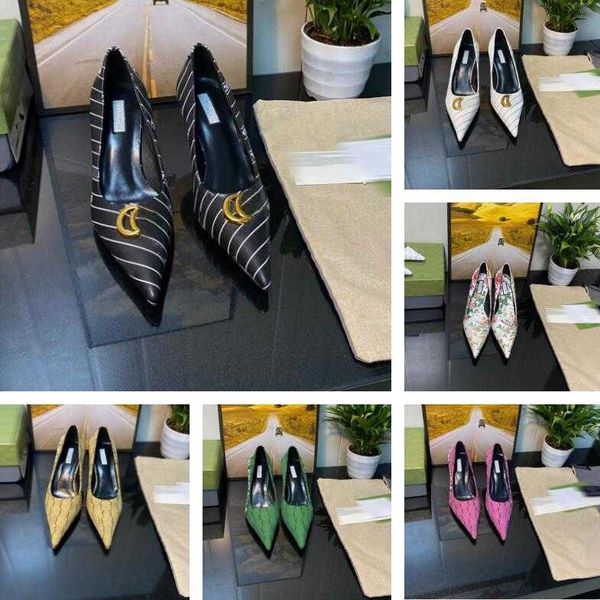 

2022 luxury designer high heels fashionable womens sandals the hacker project knife women pumps 8cm heels wedding pointe shoes leather, Black