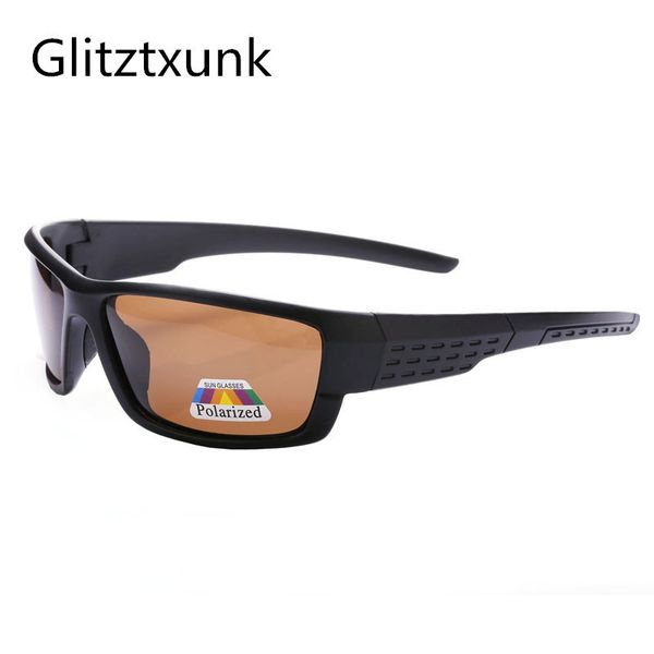 

glitztxunk polarized sunglasses men uv400 brand designer sun glasses square coating black fishing driving eyewear goggle 220705, Blue
