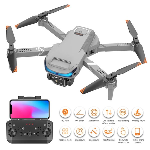 XT9 Mini Drone 4K Doppel Kamera HD WIFI FPV Hindernis Vermeidung Drone Optischen Fluss Vier-achsen Flugzeug RC hubschrauber Spielzeug