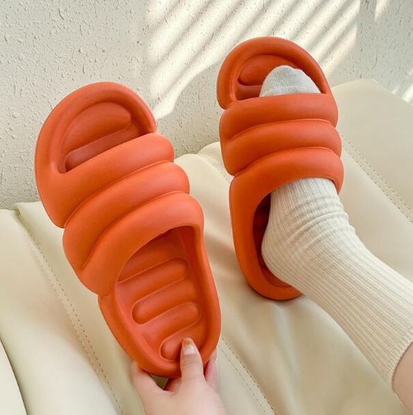 

lightest 2022 slippers men and women lovers indoor bath thick bottom non slip home shower room beach booties, Black