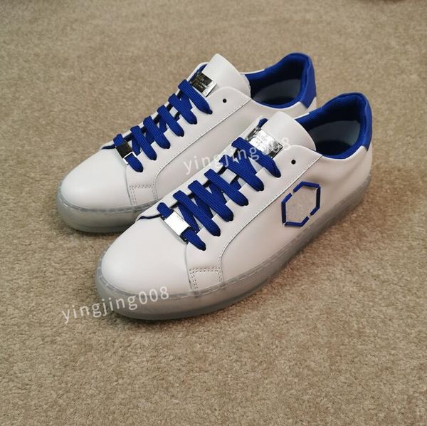 

leather men women sneaker piattaforma scarpe da tennis delle donne vintage trainer scarpe sportive sneaker size38-44, Black