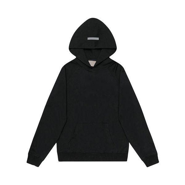 

ess warm hooded hoodies mens womens fashion streetwear pullover sweatshirts loose hoodies lovers clothing, Black