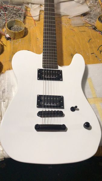 

6 string electric guitar black hardware delivery support customize