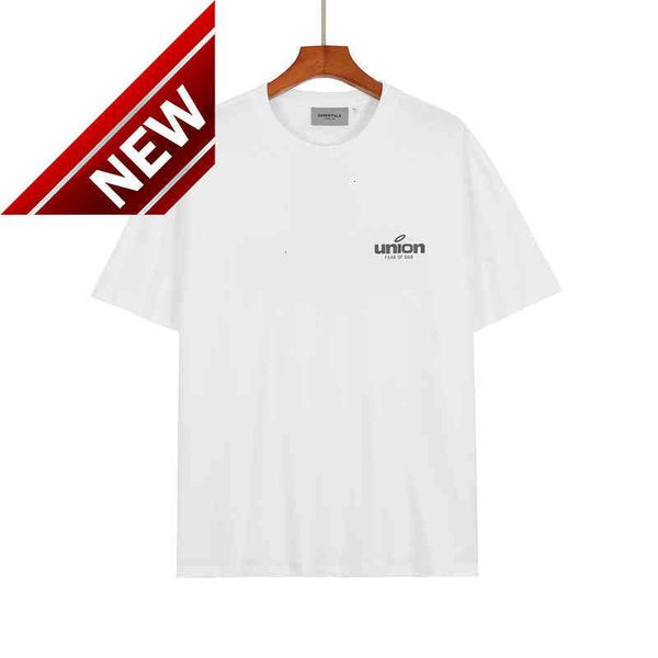 

50% off discount essentials fear of fog god summer fashion co branded fashion short sleeved t-shirt, White;black