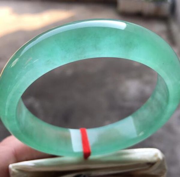 

natural jadeite jade bracelet women bangle, Silver