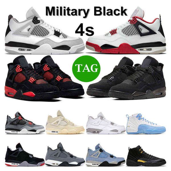 

military black 4 men basketball shoes cat 4s fire red thunder white oreo dark mocha hyper royal womens mens trainers sports sneakers