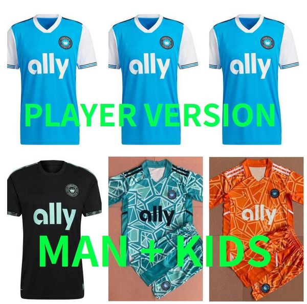 

new 2022 charlotte fc soccer jerseys mls 22 23 home away third football shirt uniforms kit size s-2xl training pre-match fans player version, Black;yellow