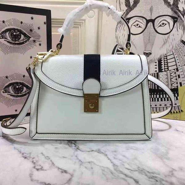 

5ar handbags women bag full leather tote bags large capacity lady stripes travel shoulder handbag have 651055