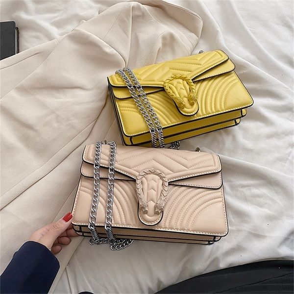 

purse 2022 new chain women's bag single shoulder bag messenger armpit small square s