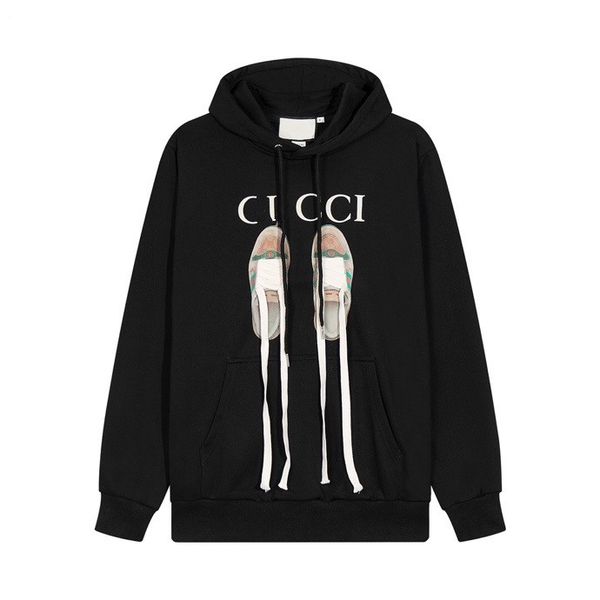 

22fw mens designer hoodies men women stylist jacket hoodie fashion letter print jumpers hooded sweatshirts male s-2xl, Black