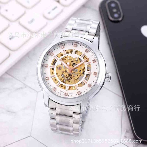 

mens watches mechanical seamaster wristwatch 007 same qatt business european brand fine steel fully banquet mensb8to, Slivery;golden