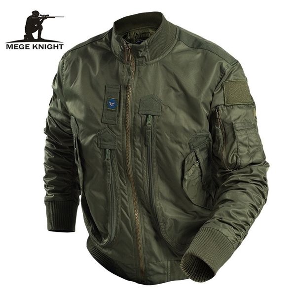 MEGE BRAND MEN HOMENS CASA DE MAÇA MILITAR TATICAL BOMBER BOMBER PARKA PRÍVELO VENTO DE VENTO AO VENTO COMBAT AIRSOFT OUTHEATE 201119