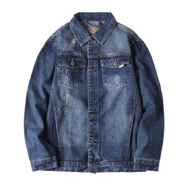 

6xl 7xl fashion plus size trend denim jacket korean version of pure cotton loose youth popular classic solid color denim jacket, Black;brown