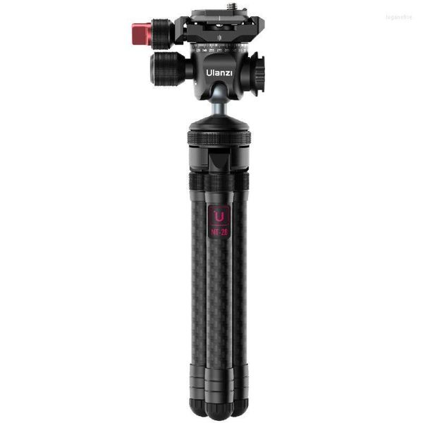 Ulanzi MT-28 U-120 Tripod 1/4 Soğuk Ayakkabı Telefonu SLR Kamera Vlog ile Uzatılabilir 360 Derece Dönen Ayar Aksesuarları Tripodlar Loga22