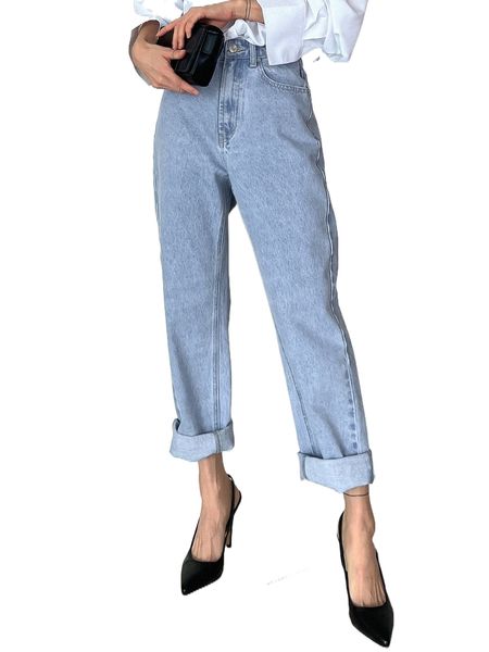 

dazy straight leg jeans b8hh#, Blue