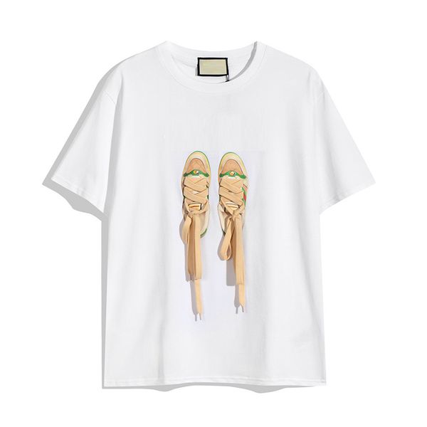 

2022 summer luxury tshirt men s women designer t shirts short summer fashion casual with brand letter shoes designers t-shirt 789, White;black