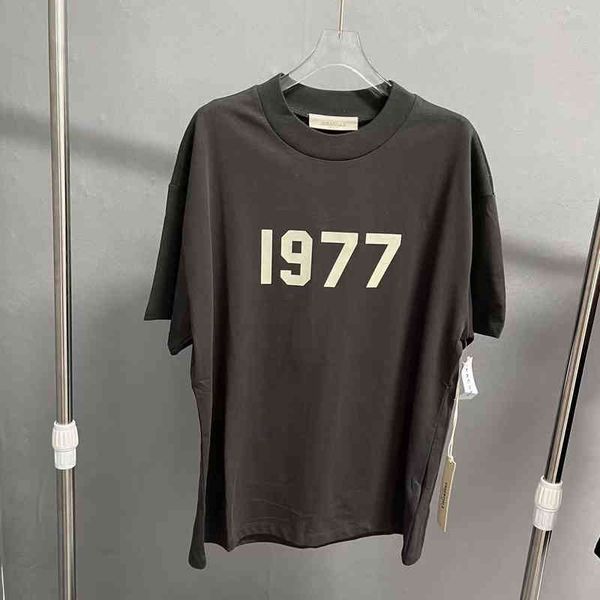 

fog season 8 line high street loose 1977 printed sleeve t-shirt 2022 luxury brand fashion design sweatshirts, White;black
