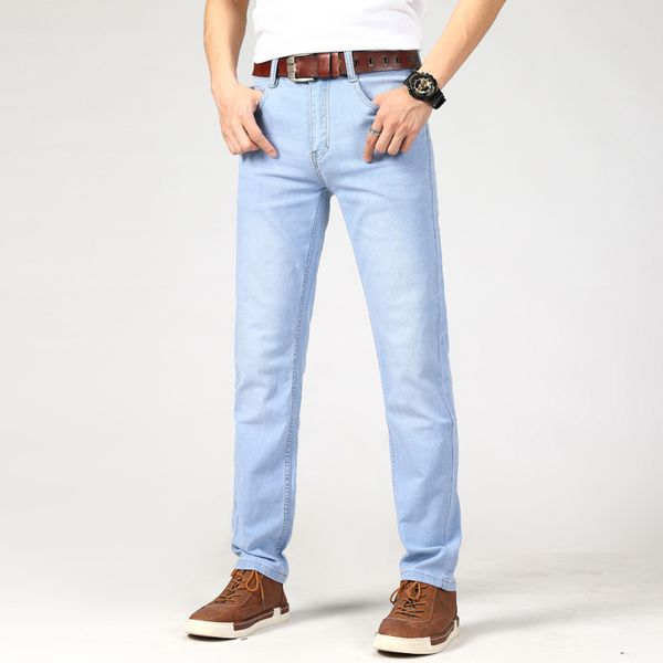 

spring summer jeans utr thin men's fashion jeans menpants clothes new fashion, Blue