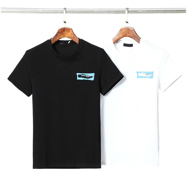 

spring and summer new designer t-shirt fashion french letter printing women's men's round neck t-shirt short sleeveb5, White;black