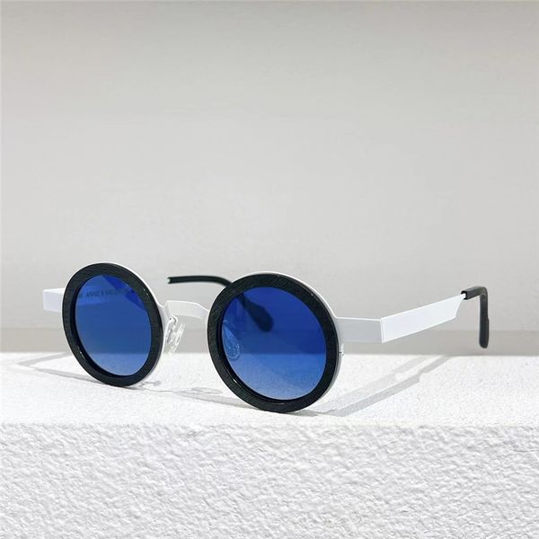 

sunglasses for men women summer round style anti-ultraviolet retro plate full frame glasses random box, White;black