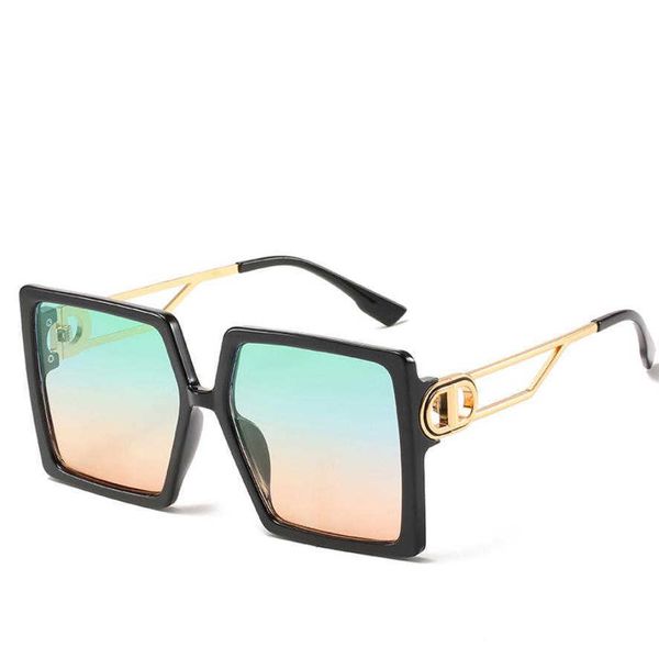 

sunglasses women vintage oversized fashion eyewear feminino big shade uv400 glasses new design, White;black