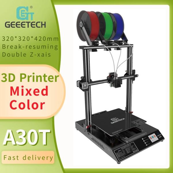 Принтеры Geeetech A30T 3 в 1Aout FDM 3D Printer Большой печатный размер 320 420 Автоматическое выравнивание